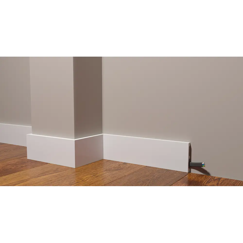 Плинтус настенный полистирол ударопрочный Decor-Dizayn DD708 белый 13x80x2000 мм 85377368 STLM-2184859  - Вид №4