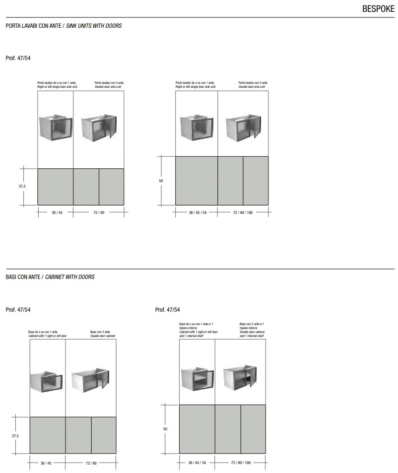 Antonio Lupi Design Полная мебель для ванной Bespoke Antoniolupi sun-id-1415734 - Вид №52
