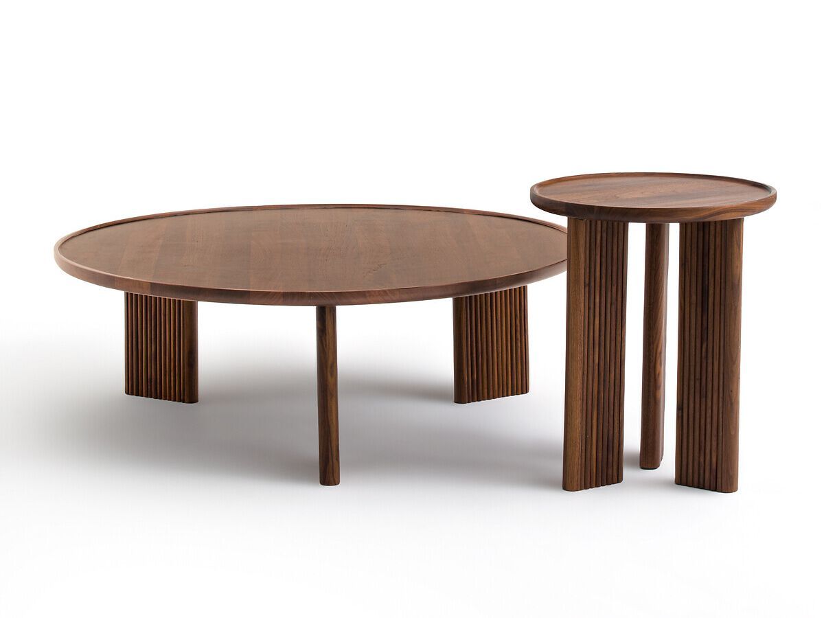 Круглый журнальный столик из грецкого ореха AMPM DIAGIL ARCH-00062714 - Вид №2