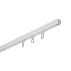 Шинный карниз в наборе однорядный Atlant Mini 160 см металл белый