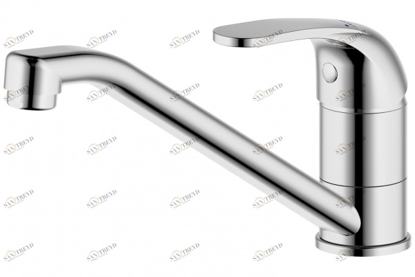 Смеситель для кухни низкий с изливом 220 мм FIT F7135188CP-RUS bravat