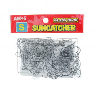 23872 Набор мини-основ для витражей 1 Принцесса, замок, карета, корона, туфельки, косметичка AMOS