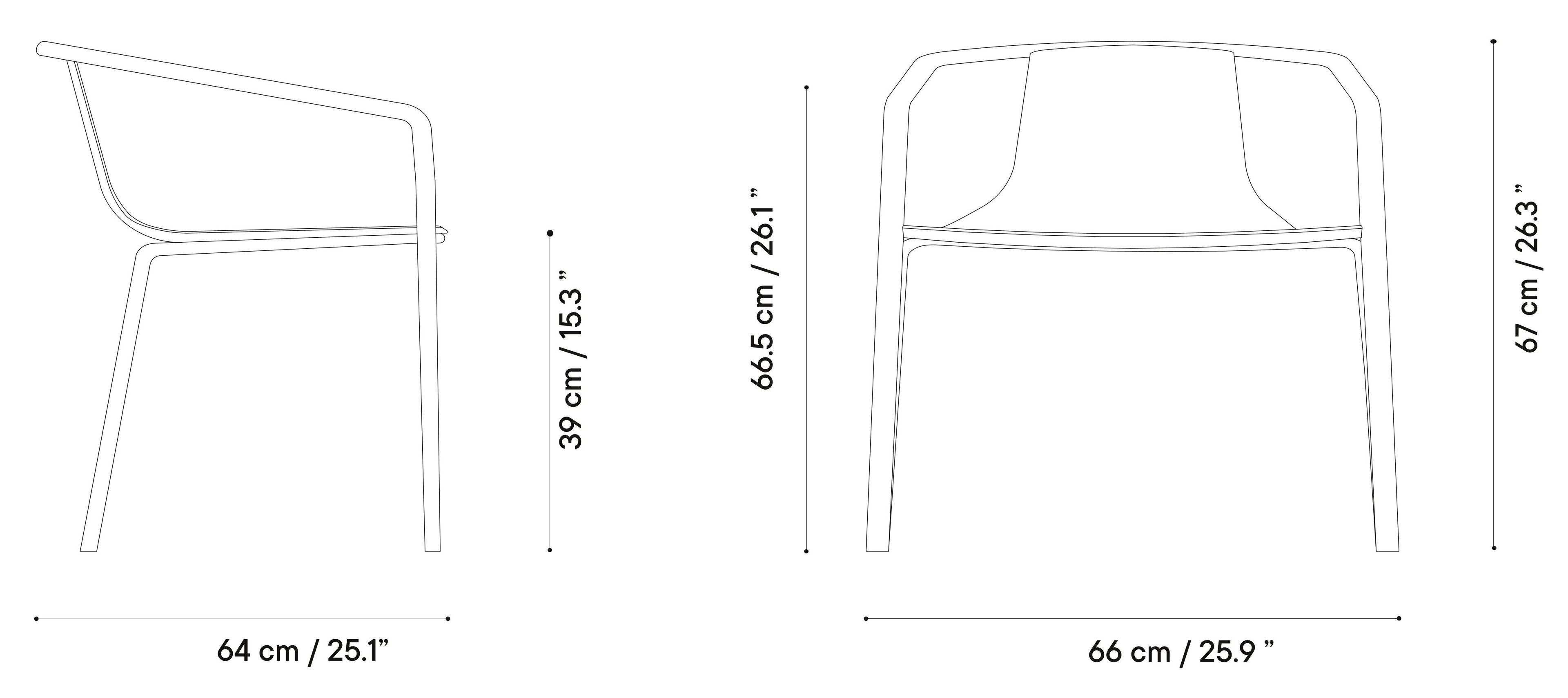 Алюминиевый садовый стул с подлокотниками iSimar Cadiz ARCH-00071594 - Вид №1