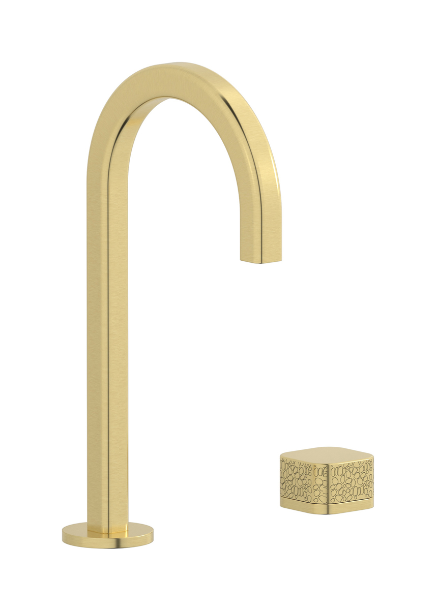 Смеситель для раковины на 2 отверстия WE ARE IB eo394is_4 Brushed Pale Gold Elio