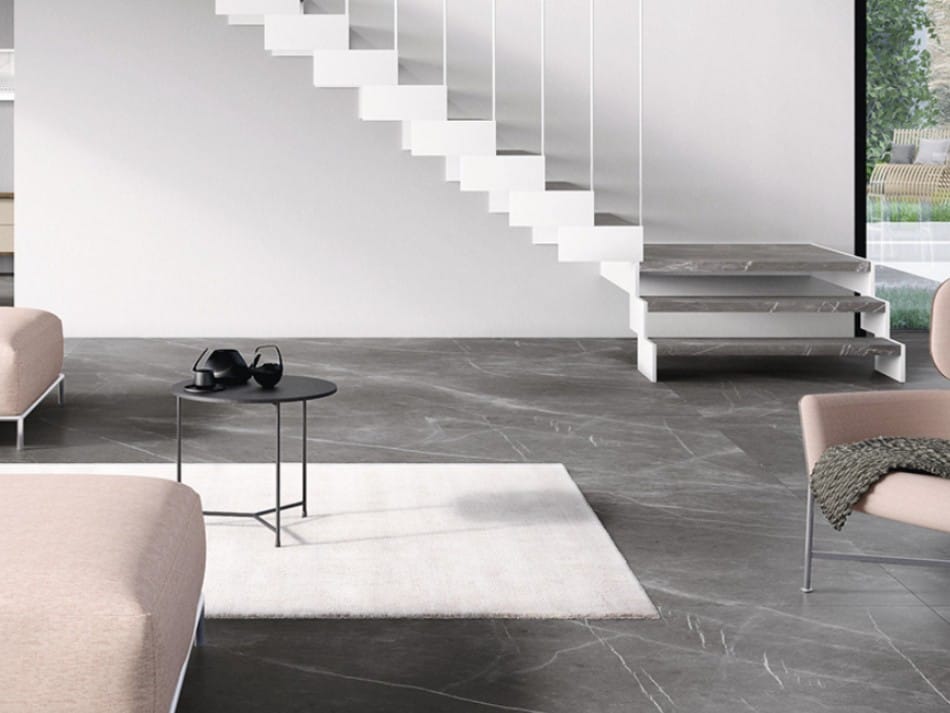 Антибактериальное напольное покрытие из керамогранита с мраморным эффектом Fiandre Marble Active ARCH-00046924