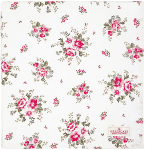 Скатерть Elouise white 150x150 см