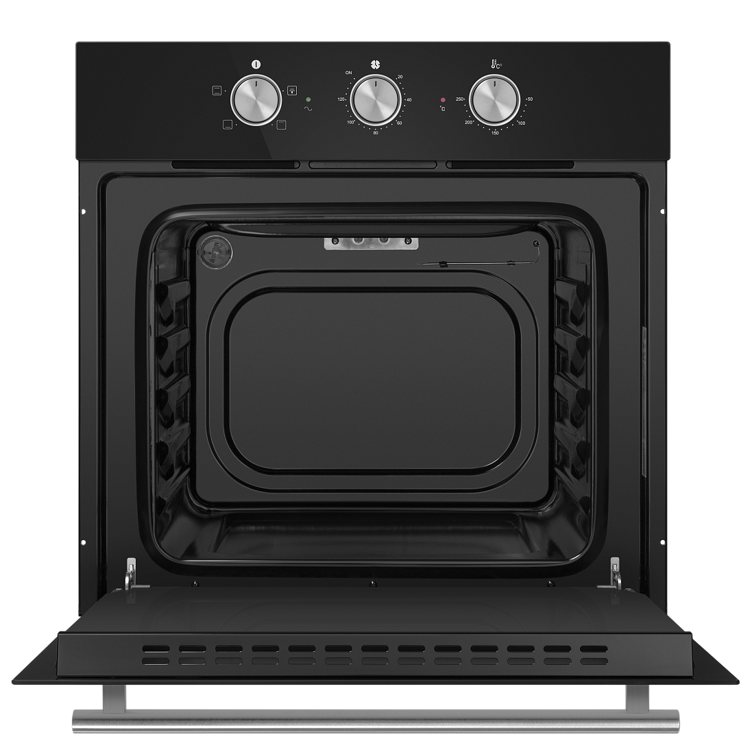9100953 Электрический духовой шкаф HOMSair OES604BK черный STDN-0101232 - Вид №2