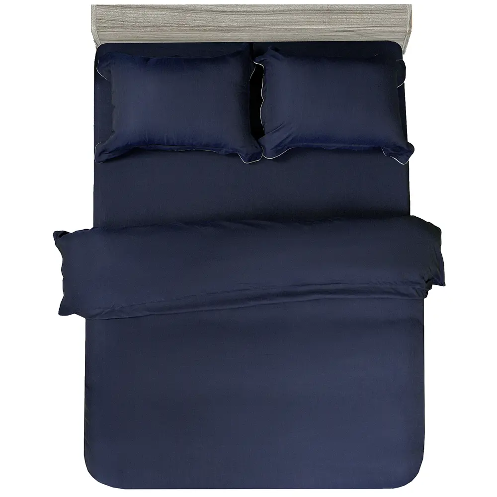 Комплект постельного белья Amore Mio Denim семейный тенсель синий 89426002 STLM-1577096 - Вид №3