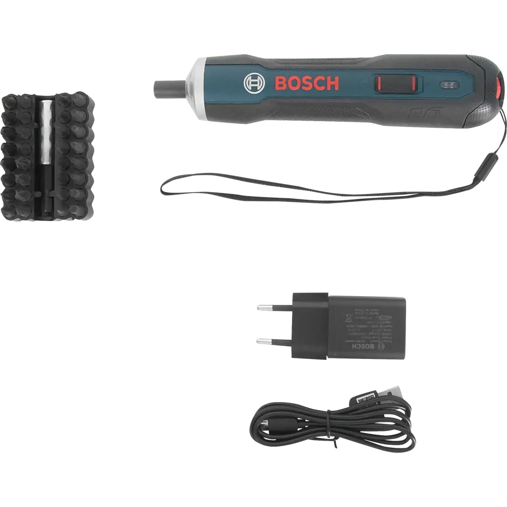 Отвертка аккумуляторная Bosch Go, 3.6 В Li-Ion 1.5 Ач, набор бит 33 шт. 82146652 STLM-2138994 BOSCH PROFESSIONAL  - Вид №2