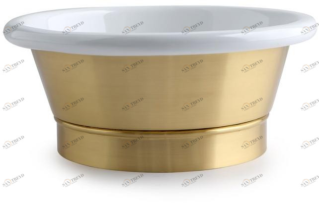 Lvcp03 Накладная раковина на столешницу  овальная BLEU PROVENCE Lavabi in metallo