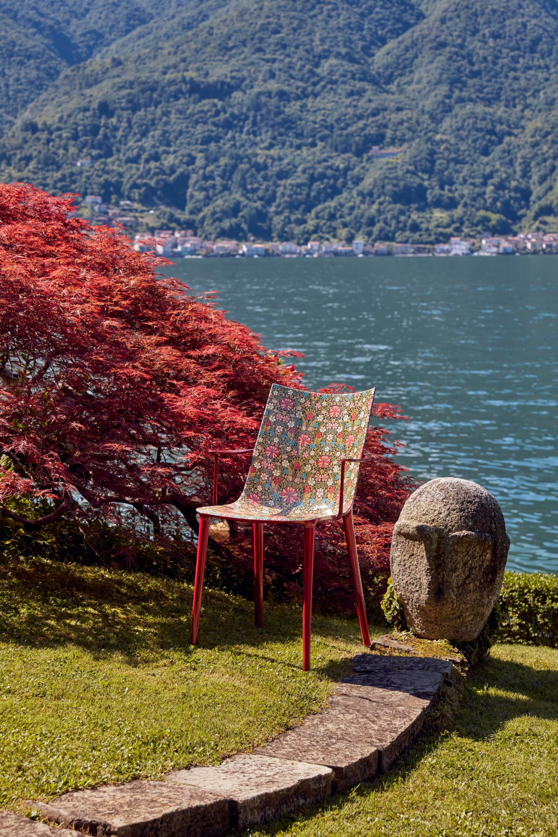 Тканевый стул с подлокотниками Kartell H. H. H ARCH-00109899 - Вид №1