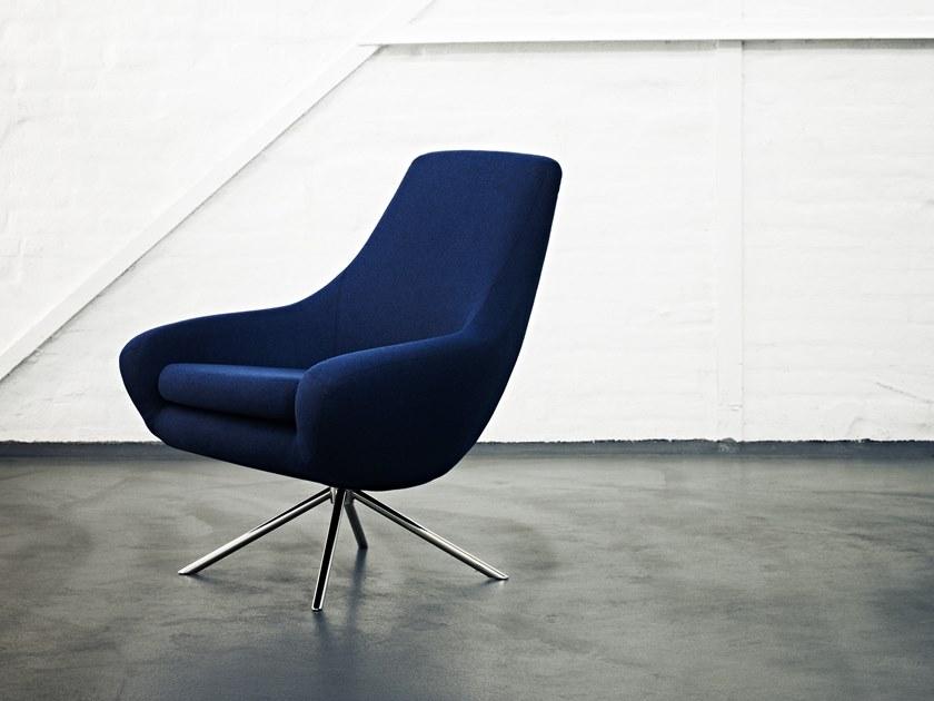 SOFTLINE Вращающееся кресло на козелке из ткани Noomi sun-id-1455624 - Вид №7