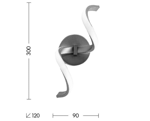 Светодиодные настенные светильники Rossini Illuminazione Intreccio ARCH-00004592 - Вид №1