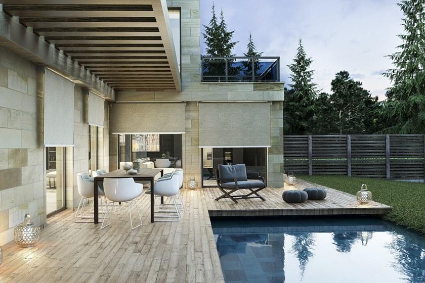 Mv Line Рулонная штора с приводом от лебедки Elite sun-id-1426310 - Вид №5