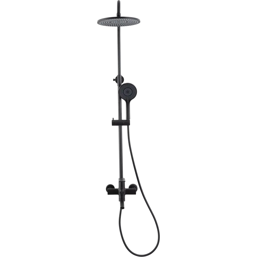 Душевая система FRAP Arne с 3 режимами и черным матовым покрытием 89359060 STLM-0992902 - Вид №1