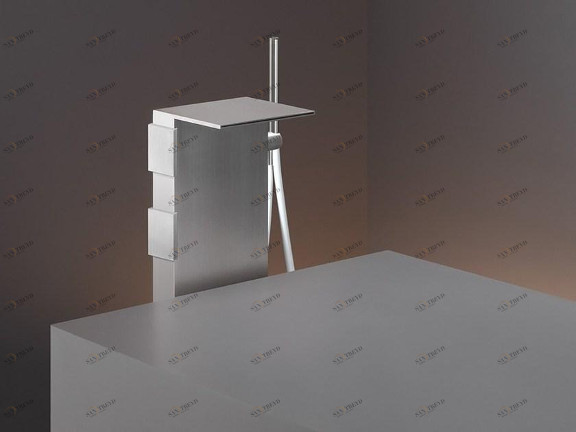 Ceadesign Напольный смеситель для ванны из нержавеющей стали с ручным душем Regolo Reg 16