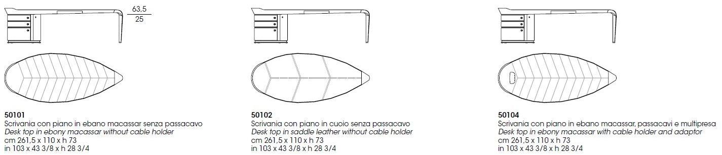 Giorgetti Деревянный стол с ящиками sun-id-1400096 - Вид №5