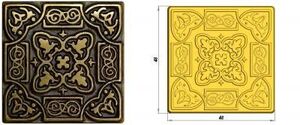 Вставка латунь Persia 5х5 (52 шт) kavarti