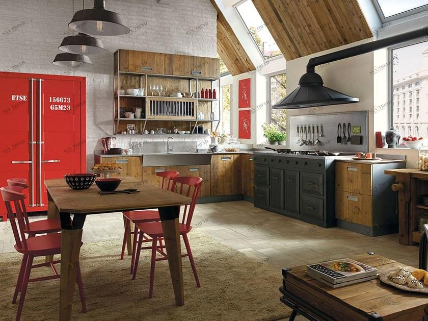 Marchi Cucine Модульная деревянная кухня Lab 40 sun-id-1461707