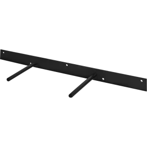 Крепление скрытое для полки 40x150x500 мм, сталь, цвет черный 88804035 STLM-2176608