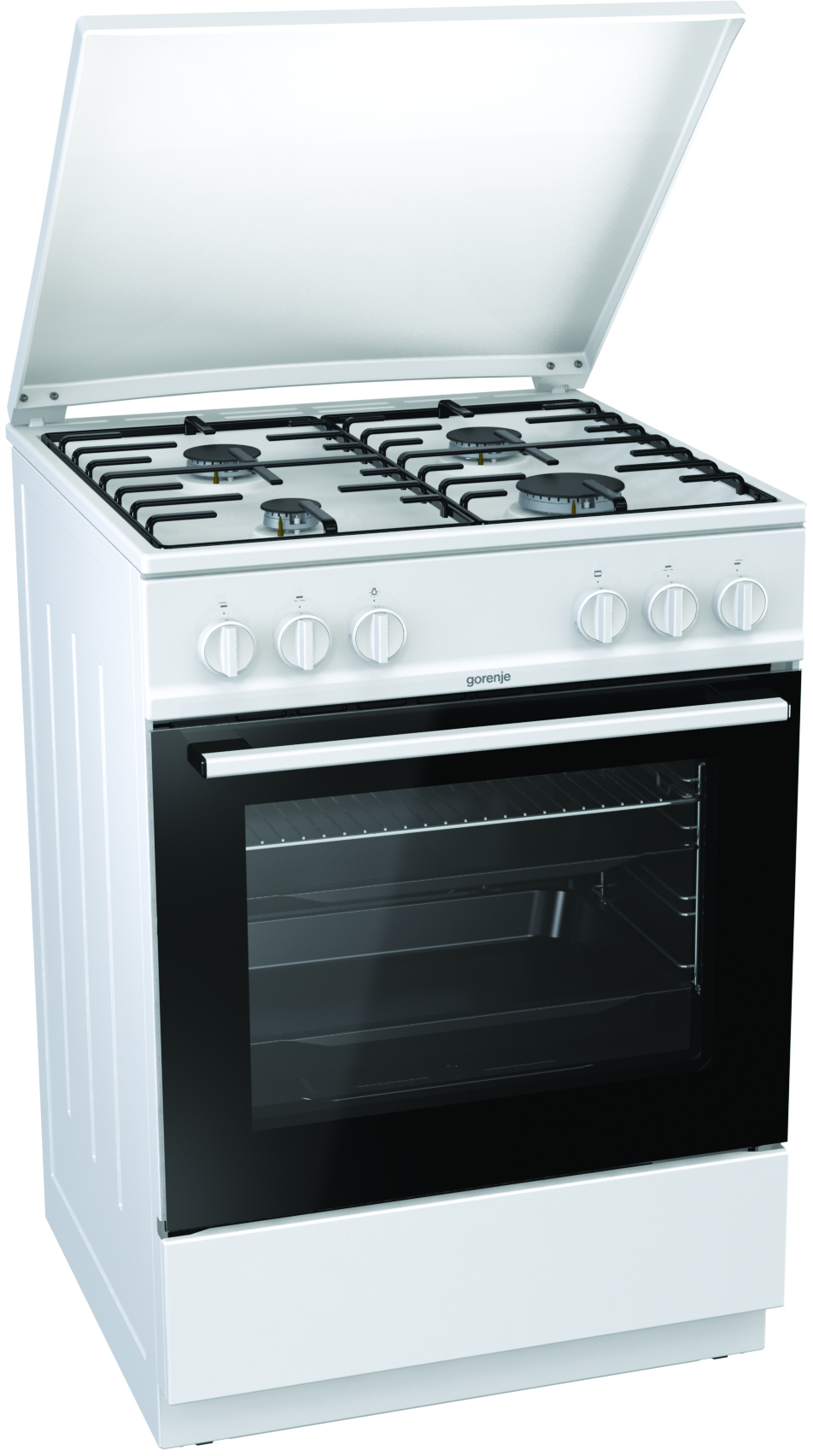 G6111WH Газовая плита / 85x60x60, газовая, 74 л, электроподжиг, белый Gorenje Santreyd  - Вид №4