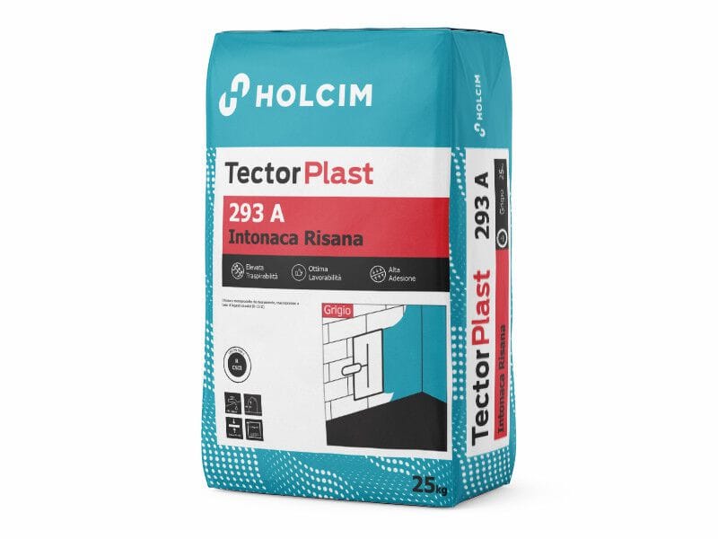 Одноразовая штукатурка для санации Holcim Italia Tector ARCH-00127401