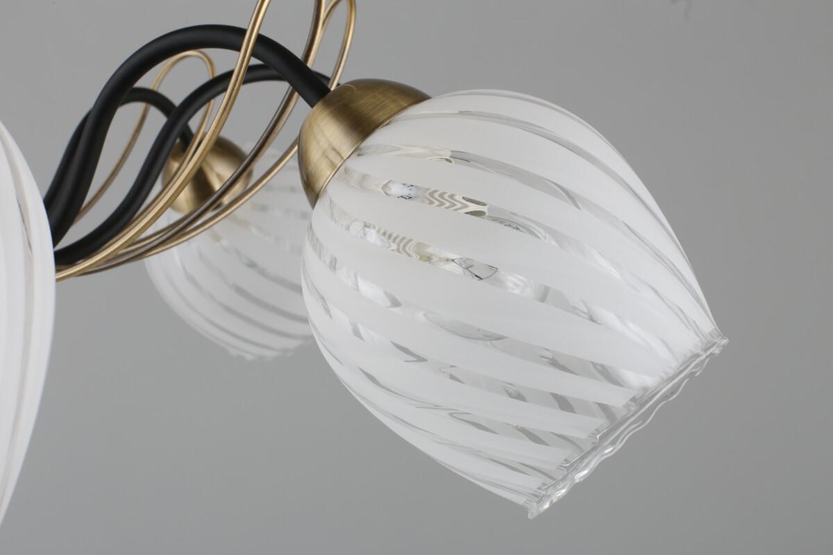 Потолочная люстра Omnilux Garda OML-65507-08 OMNILUX GARDA 328311 Белый;черный - Вид №1