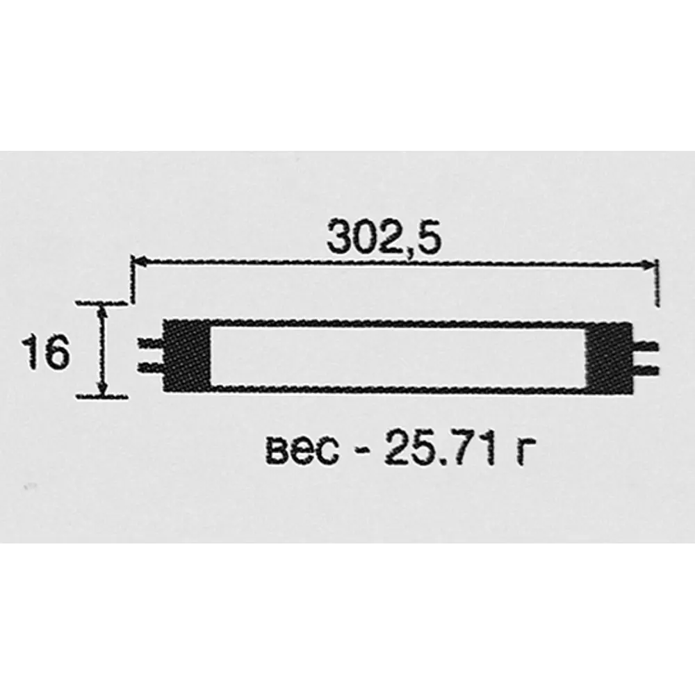 Лампа люминесцентная Osram G5 56 В 8 Вт туба 385 лм цвет света нейтральный белый 89353943 STLM-2054451  - Вид №6