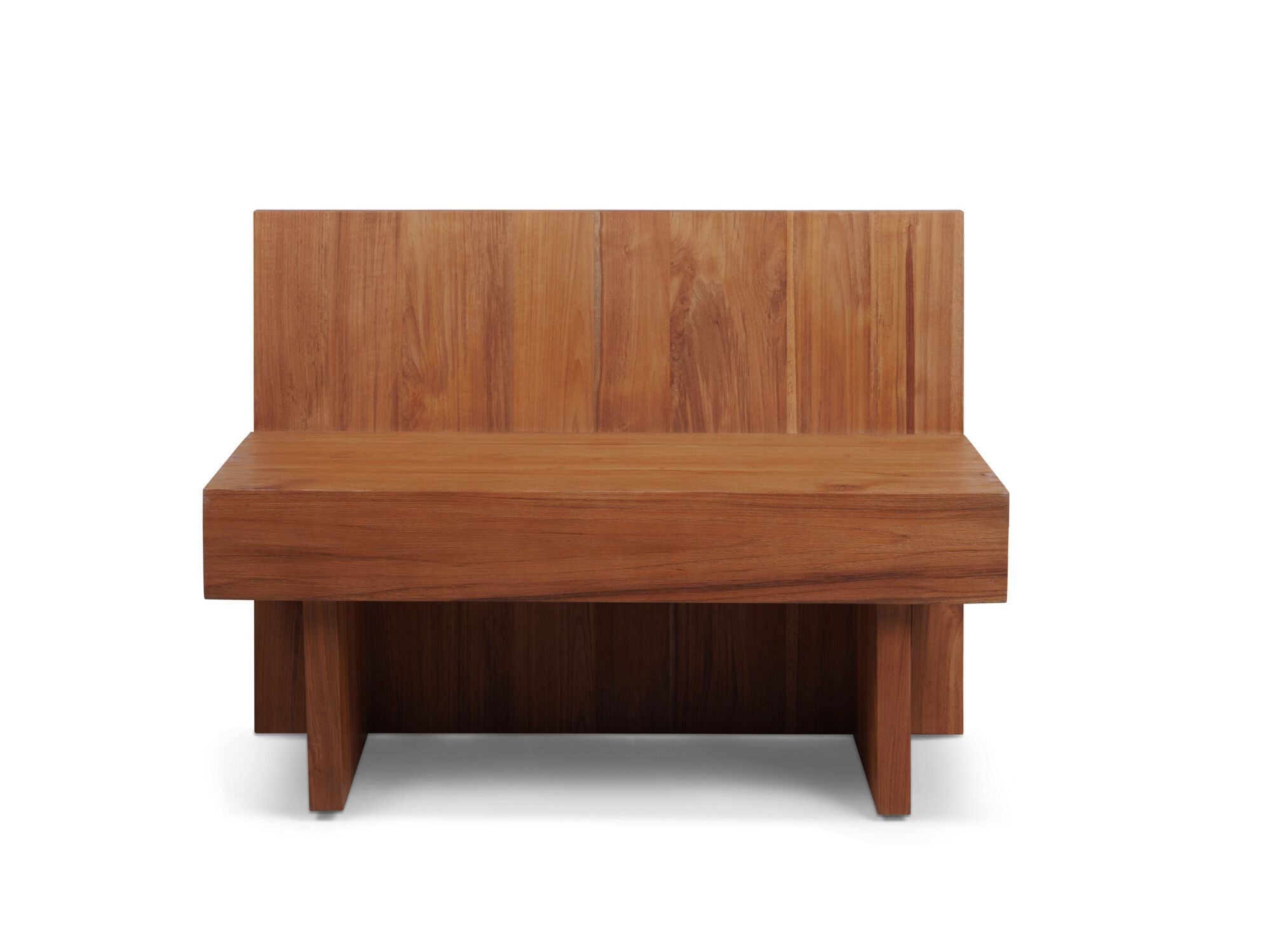 Садовая скамейка из тикового дерева со спинкой Walters курорт ARCH-00129267 - Вид №1