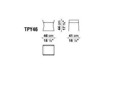 Стальной квадратный журнальный столик B&B Italia Pyllon ARCH-00145947 - Вид №5
