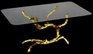 Tisserant Низкий стеклянный стол