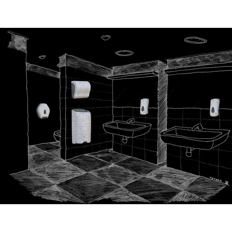 GUH709 Электронный освежитель воздуха LCD UNIQUE MARBLE LINE Merida  - Вид №2