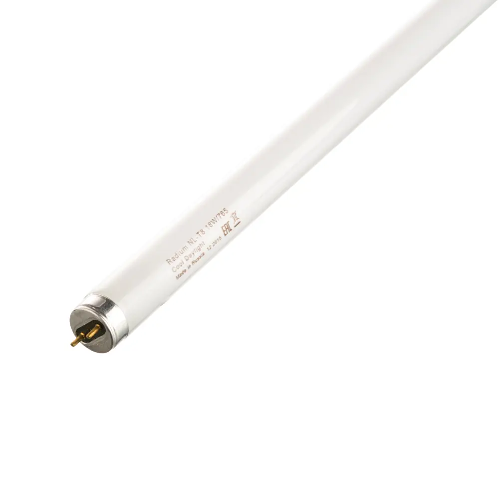 Лампа люминесцентная Radium T8 590 мм 18 Вт свет холодный белый 15074352 STLM-2024981  - Вид №1