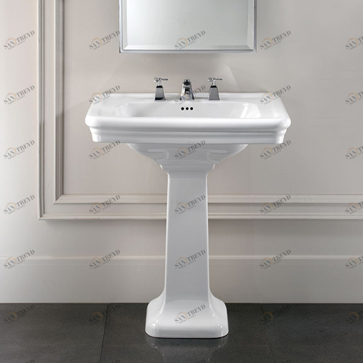 IBLG13FET Подвесная раковина настенная овальная Devon&Devon  белая 