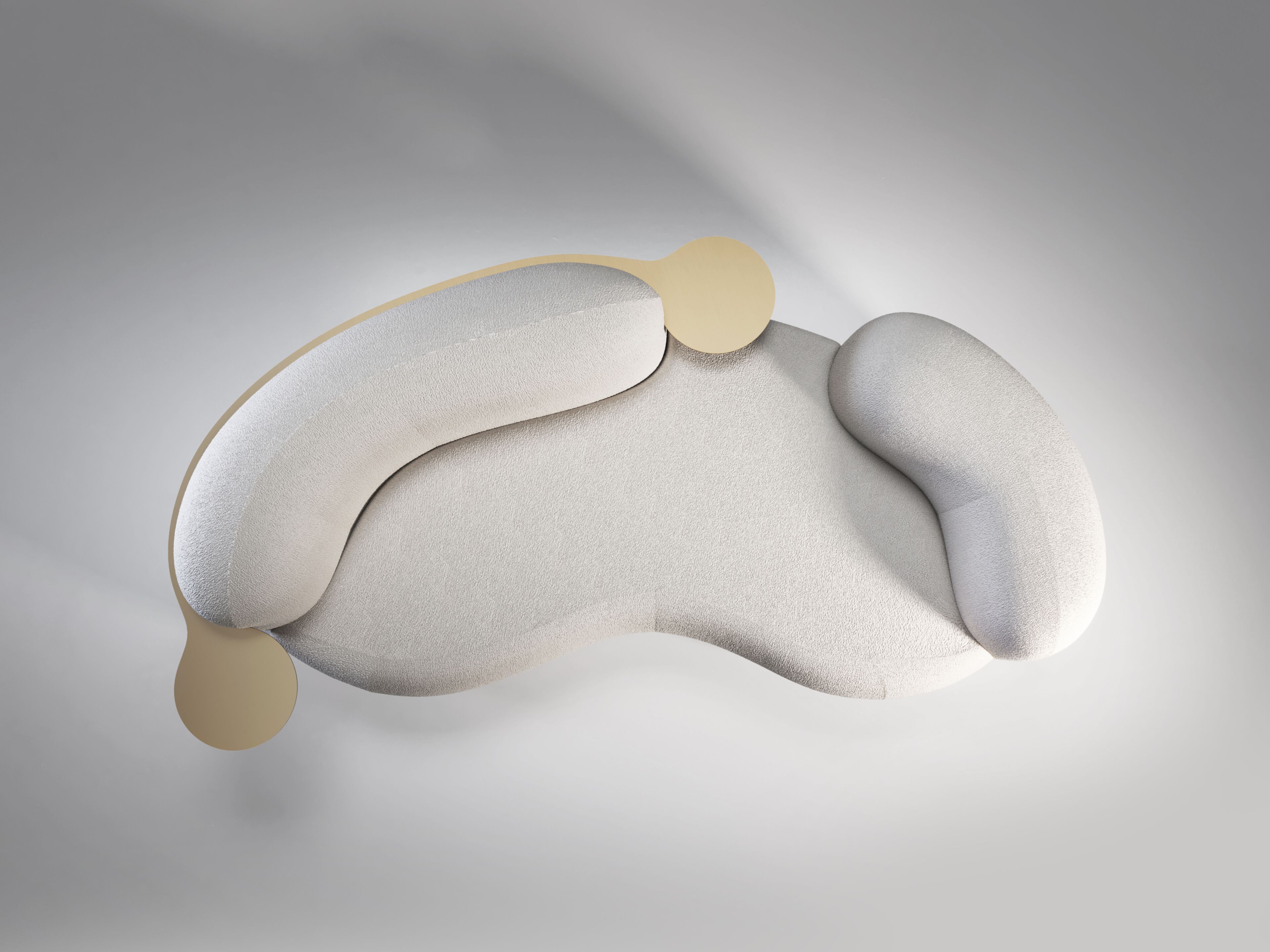 Изогнутый диван из ткани Secolo TATEYAMA ARCH-00151939 - Вид №1