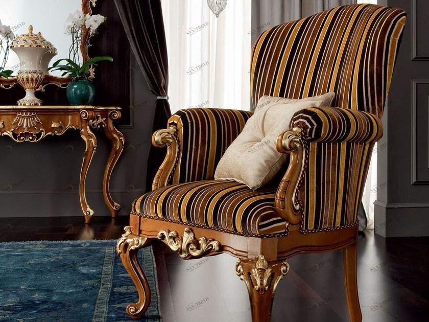 Modenese Gastone Кресло с обивкой из ткани с подлокотниками Casanova sun-id-1378133