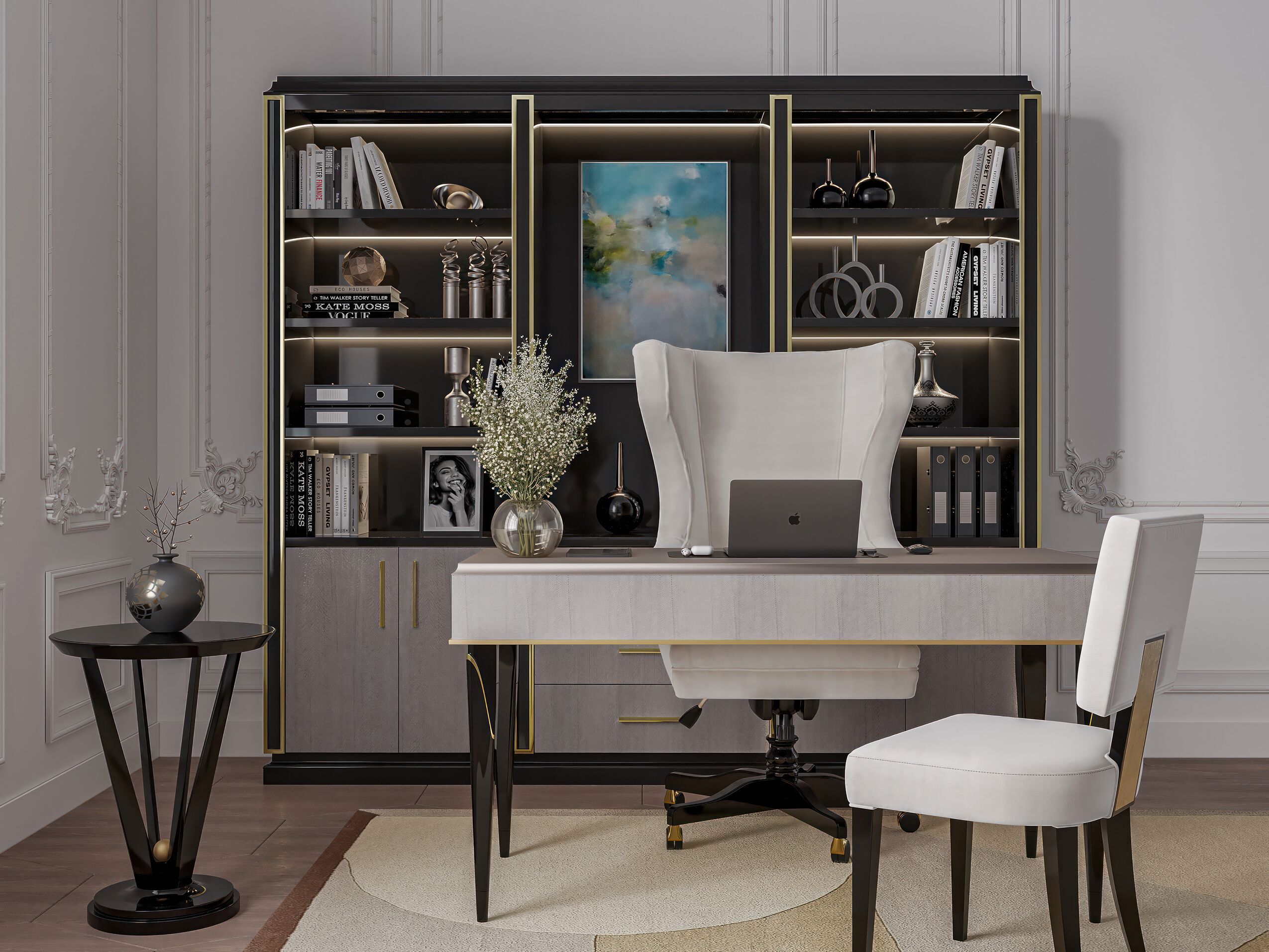 Деревянный книжный шкаф GUERRA VANNI Studio Privè ARCH-00093207 - Вид №1