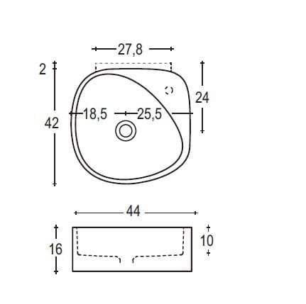 Бетонная столешница Moab Elletre ARCH-00129509 - Вид №1