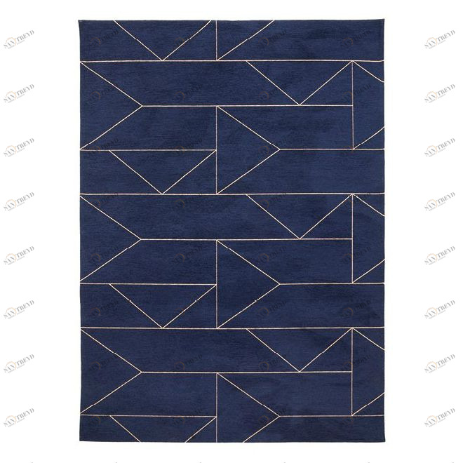 Ковер Marlin, 160х230 см, синий Carpet Decor C1155