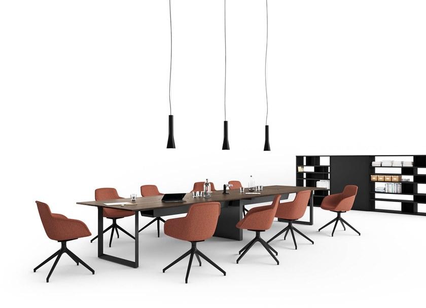 Sinetica Стул на козлах из полиуретана с подлокотниками Captain sun-id-1478130 - Вид №2