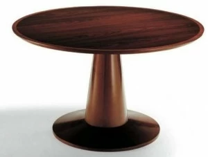 HUGUES CHEVALIER Круглый обеденный стол из дерева Iconic