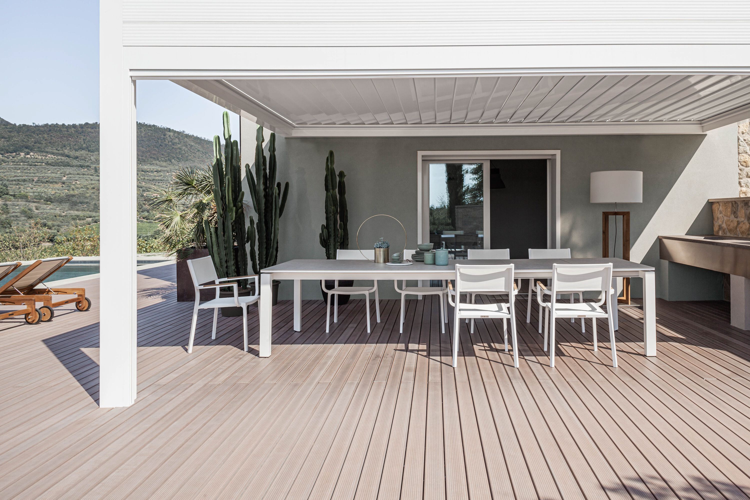 Прямоугольный выдвижной стол из керамогранита Atmosphera мост ARCH-00059439 - Вид №1