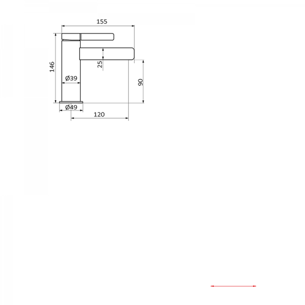 Смеситель для раковины AXIS GRB MIXERS 74512743 - Вид №1