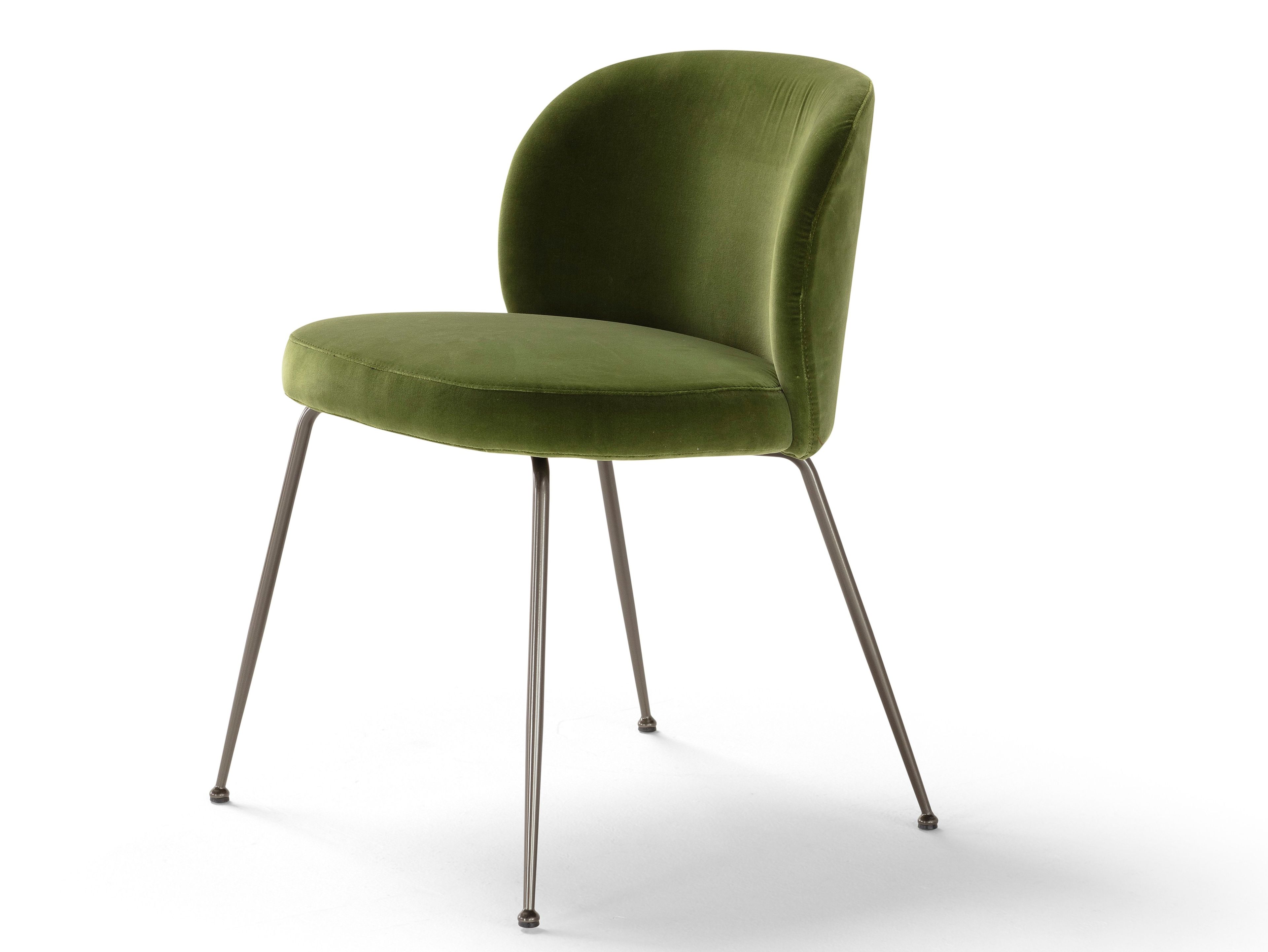 Стул из ткани или кожи с металлическим основанием Amura Monnalisa ARCH-00030510 - Вид №1