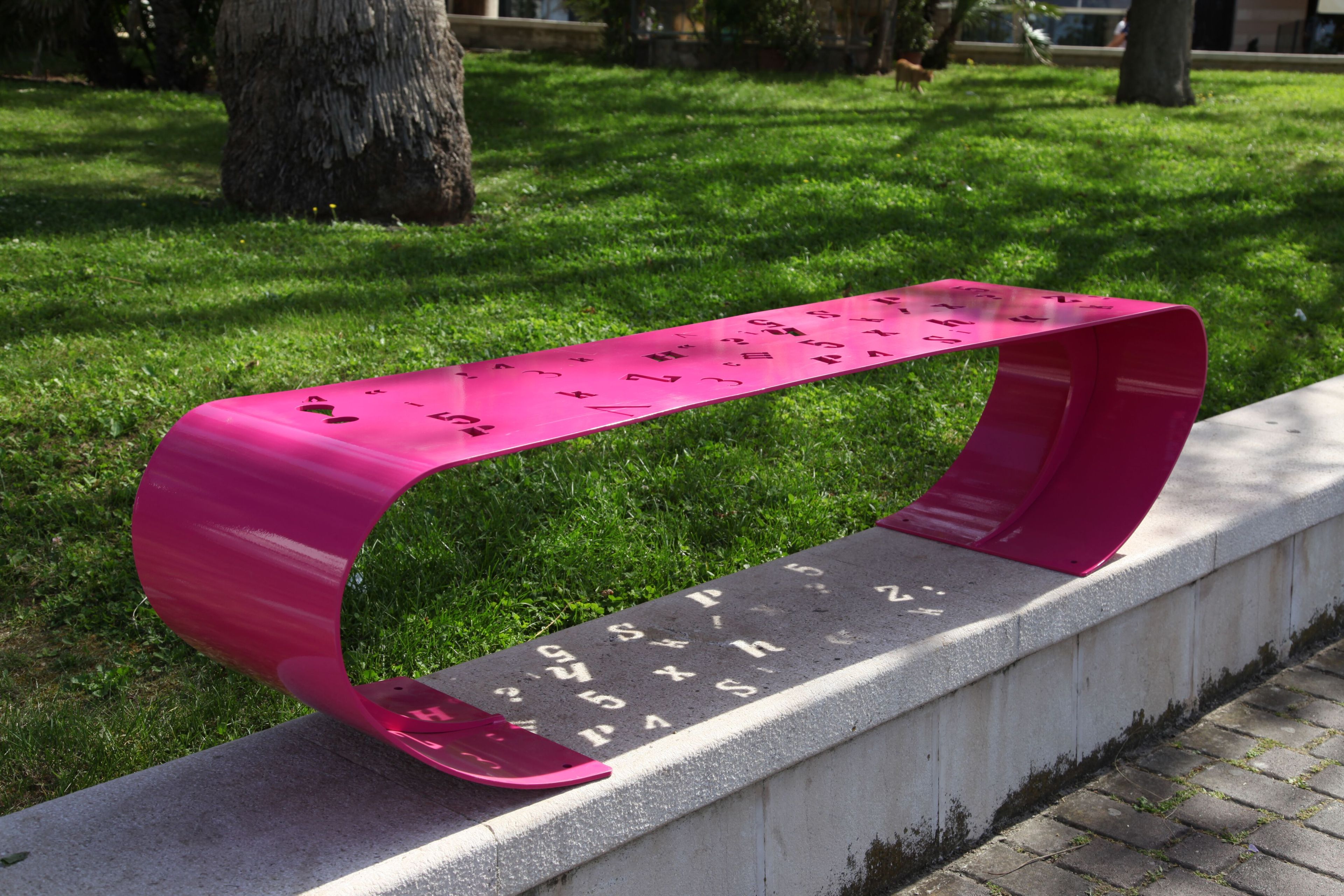 Стальная скамья без спинки CITYSì Alfa ARCH-00006637 - Вид №9