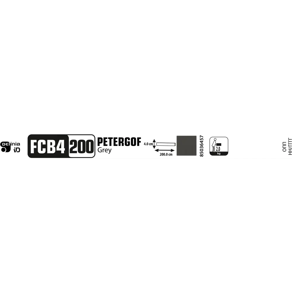 Карниз нижний Delinia ID Петергоф грей 200x4 см ЛДСП цвет серый 85036457 STLM-2184012 - Вид №10