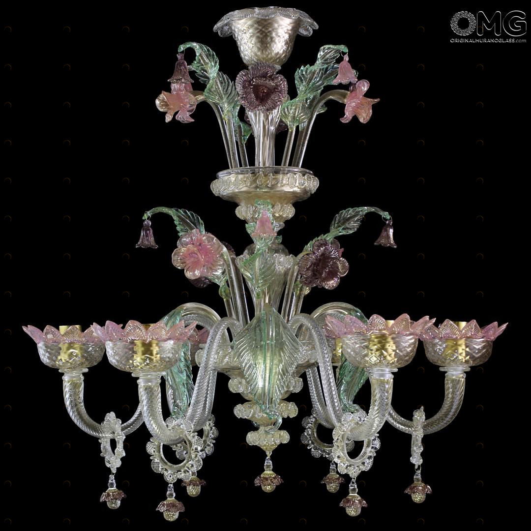1320 ORIGINALMURANOGLASS Люстра Ка Трон - Венецианская Коллекция - муранское стекло OMG  см CLASSICO