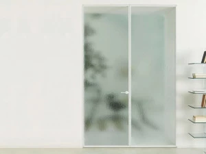 Glas Italia Распашная стеклянная дверь Aladin