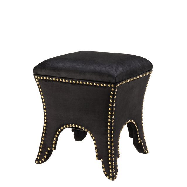 Пуф La Cigale от Eichholtz чёрный EICHHOLTZ ДИЗАЙНЕРСКИЕ, EICHHOLTZ 061298 Чёрный  - Вид №1