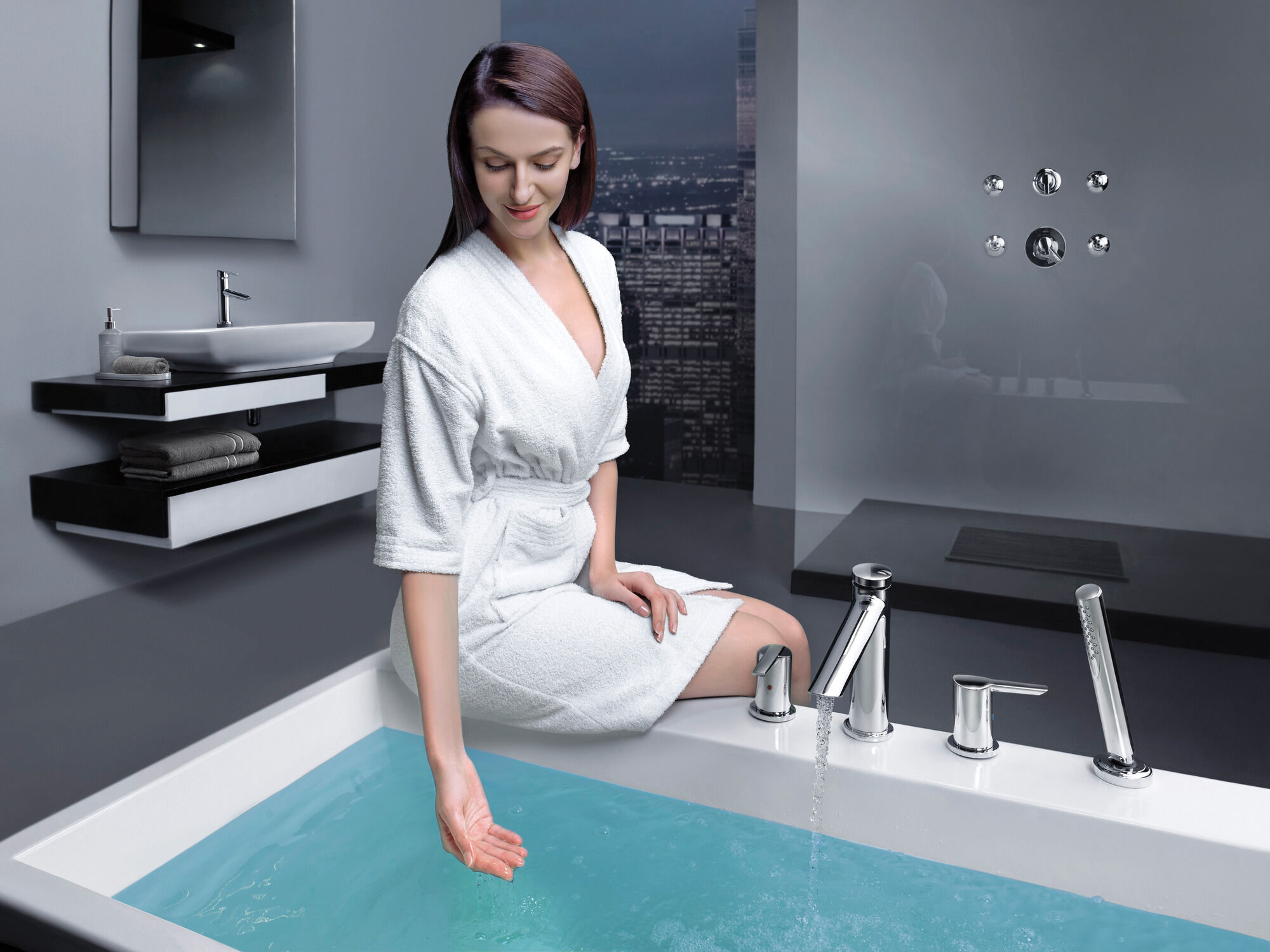 T17T061 Трим только для клапана серии TempAssure® 17T Delta Faucet Compel Хром  - Вид №3